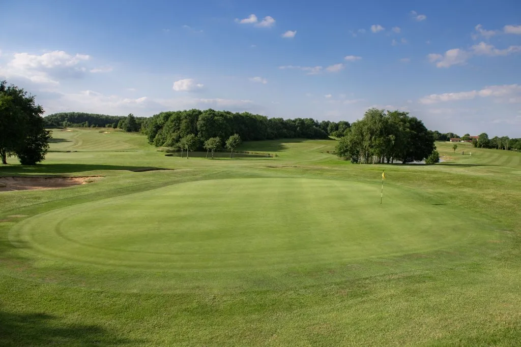 golf course in bristol overlooking countryside