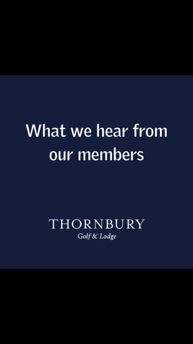 We spoke to Jack, who is a Sales Advisor for Memberships here at Thornbury about the feedback he often hears from members…

Have a listen 👂🏼

#feedback #golf #membership #golflife