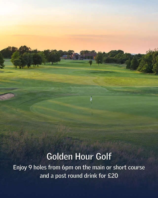 Your evening starts on the first tee 🌅

9 holes. A drink of your choice. Just £20.

Available after 6pm on our Main or Short Course. See you on the fairways 🍻

Use code ‘9DR02’ when booking using the link in our bio.

#ThornburyGolfCentre #AfterWorkGolf #EveningGolf #GolfUK #SummerGolf