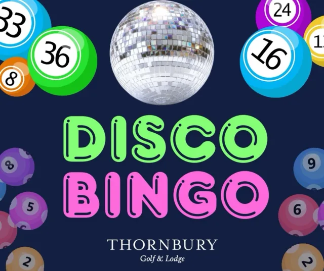 🪩 Disco Bingo | Saturday 12th September

Join us for a night of bingo, classic disco hits, great prizes and a lively atmosphere that’s almost sure to get you up and dancing!

Come with friends and make a night of it, expect plenty of laughs, good music and a fully stocked bar.

📅 Saturday 12th September 2026
🕖 7.00pm – 11.30pm
✨ £10pp - book online

#disco #bingo #event #music